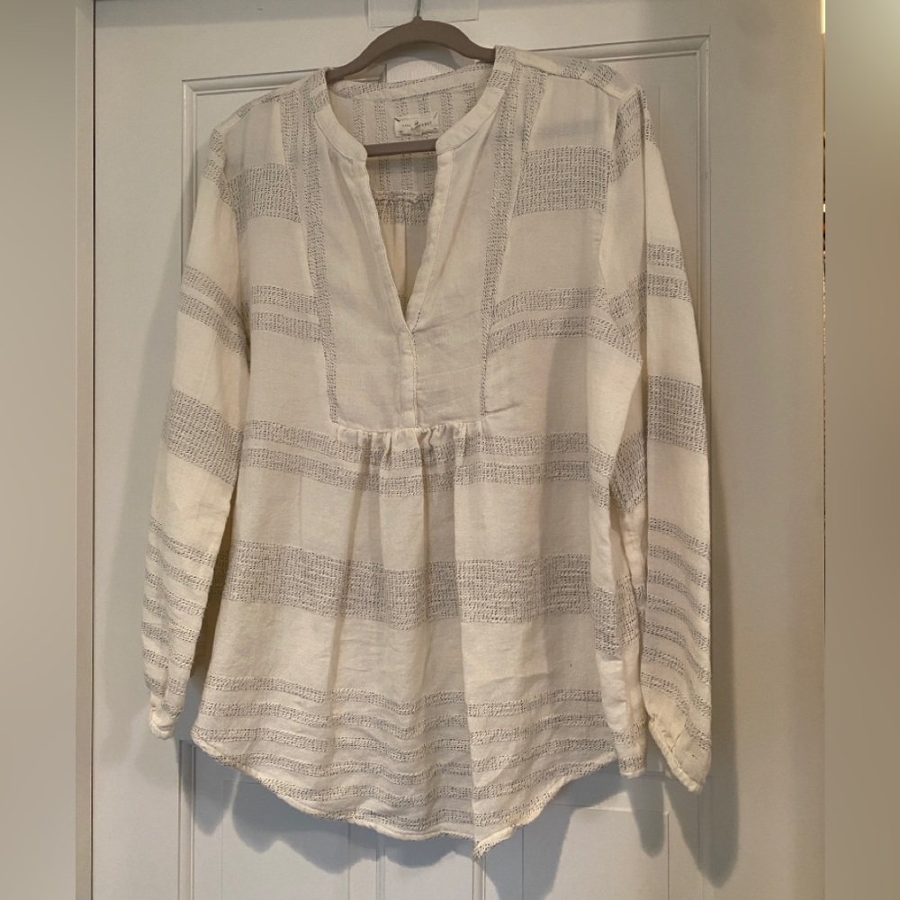 Lou & Grey popover blouse